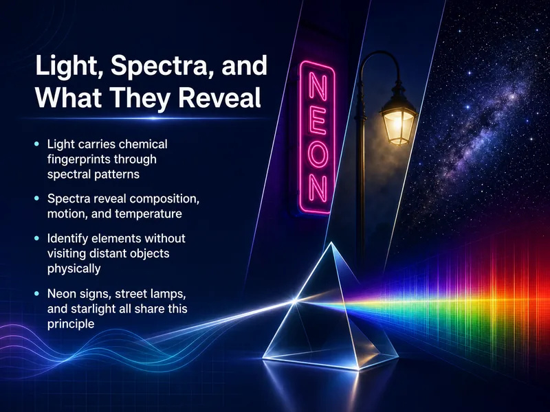 Light, Spectra, and What They Reveal — digital-human course