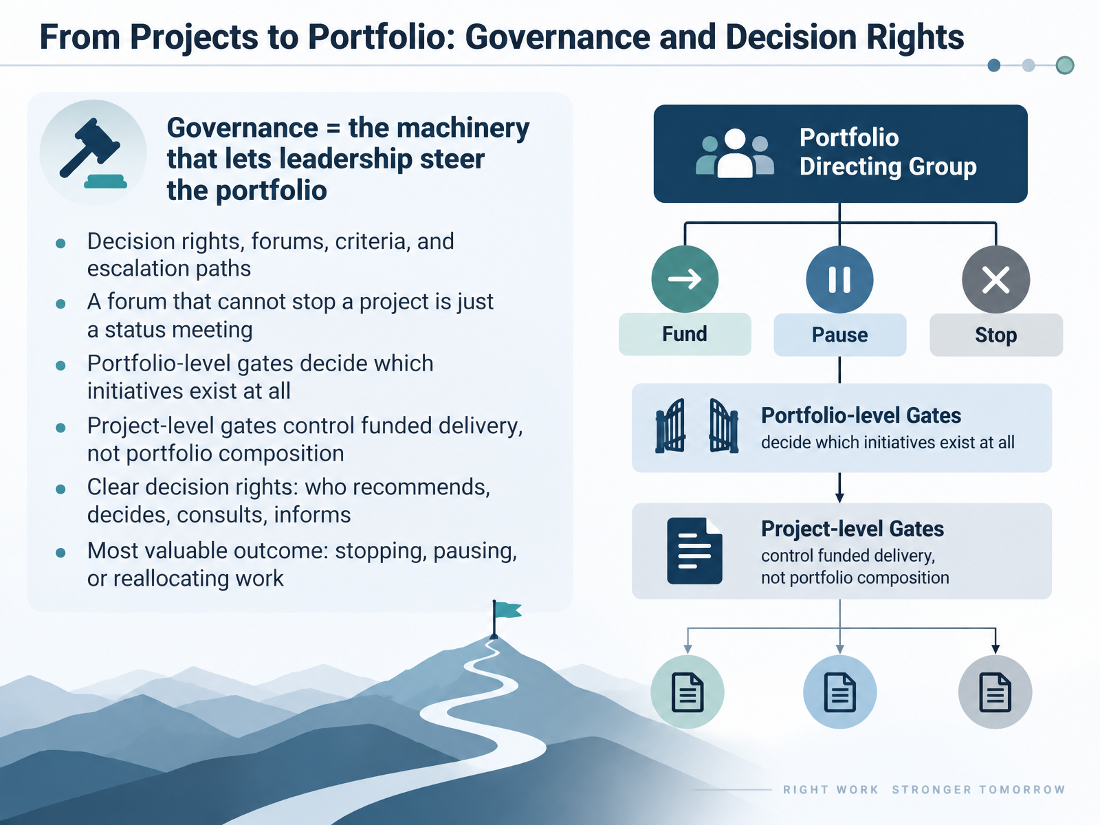 From Projects to Portfolio: Governance and Decision Rights