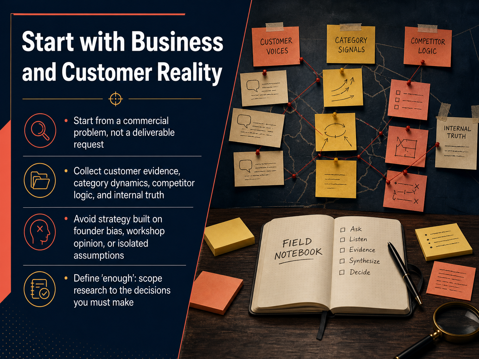 Start with Business and Customer Reality