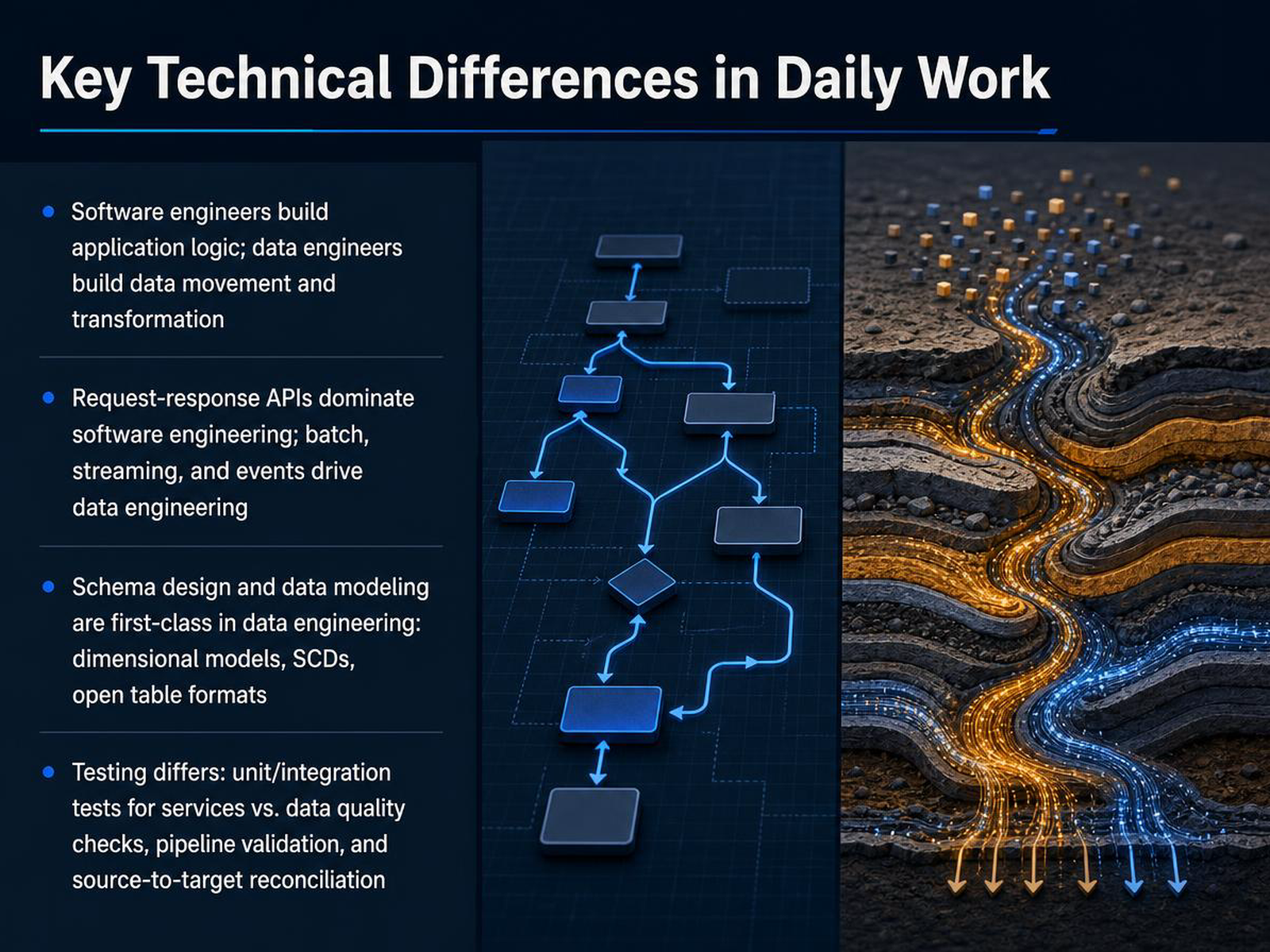 Key Technical Differences in Daily Work