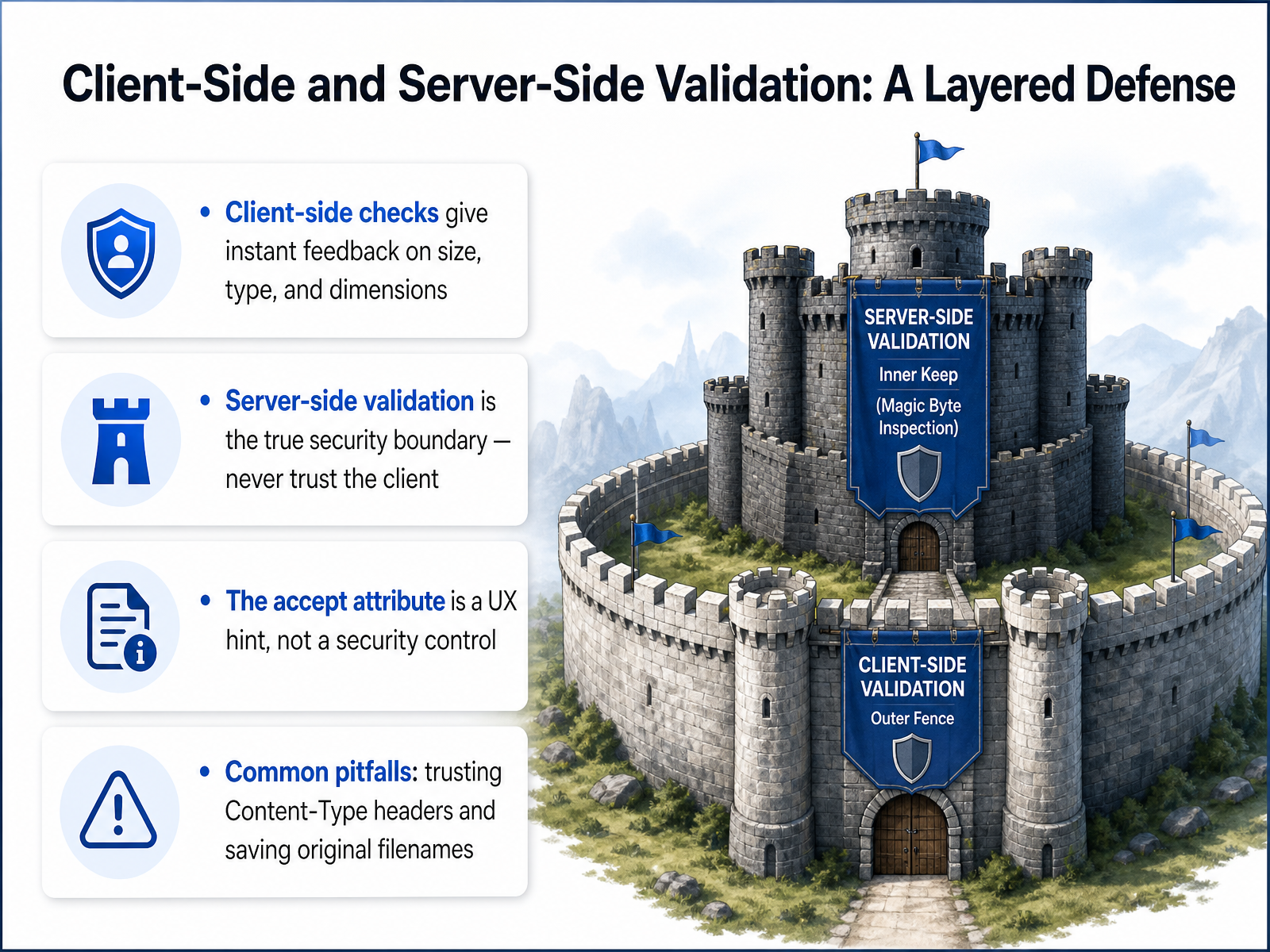 Client-Side and Server-Side Validation: A Layered Defense