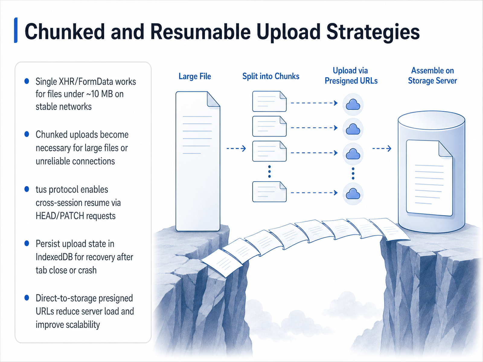 Chunked and Resumable Upload Strategies