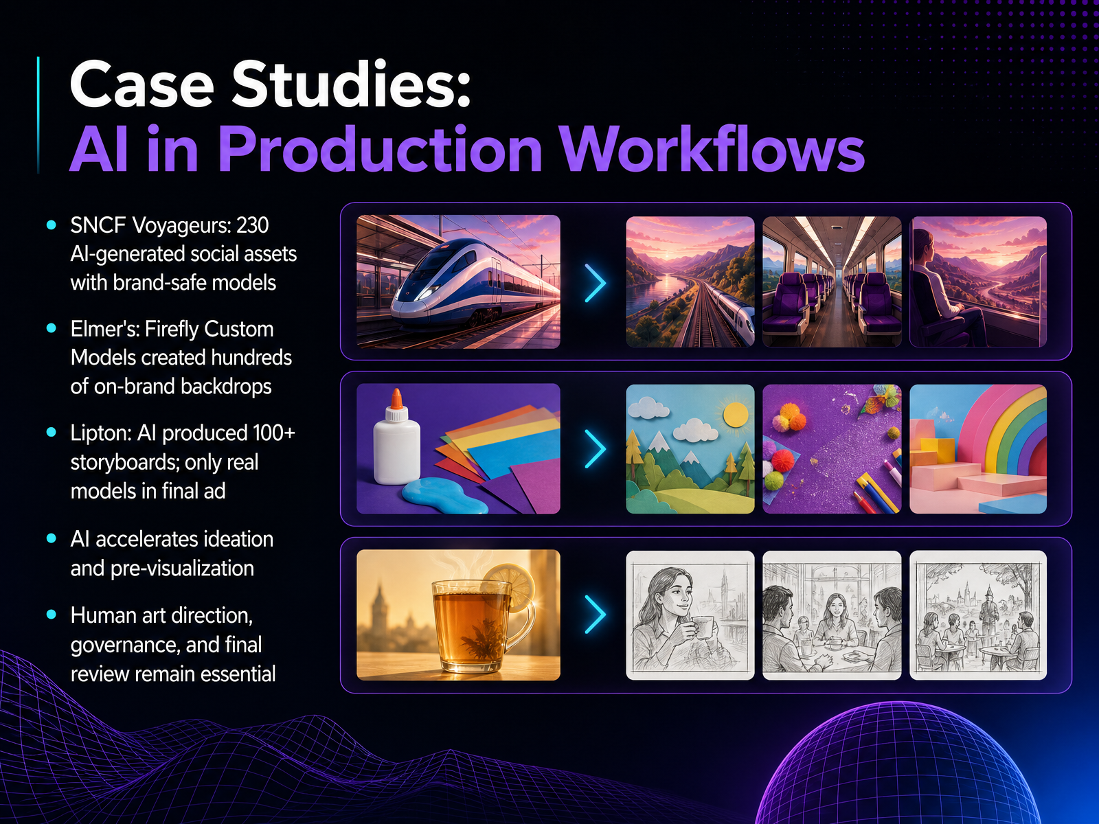 Case Studies: AI in Production Workflows