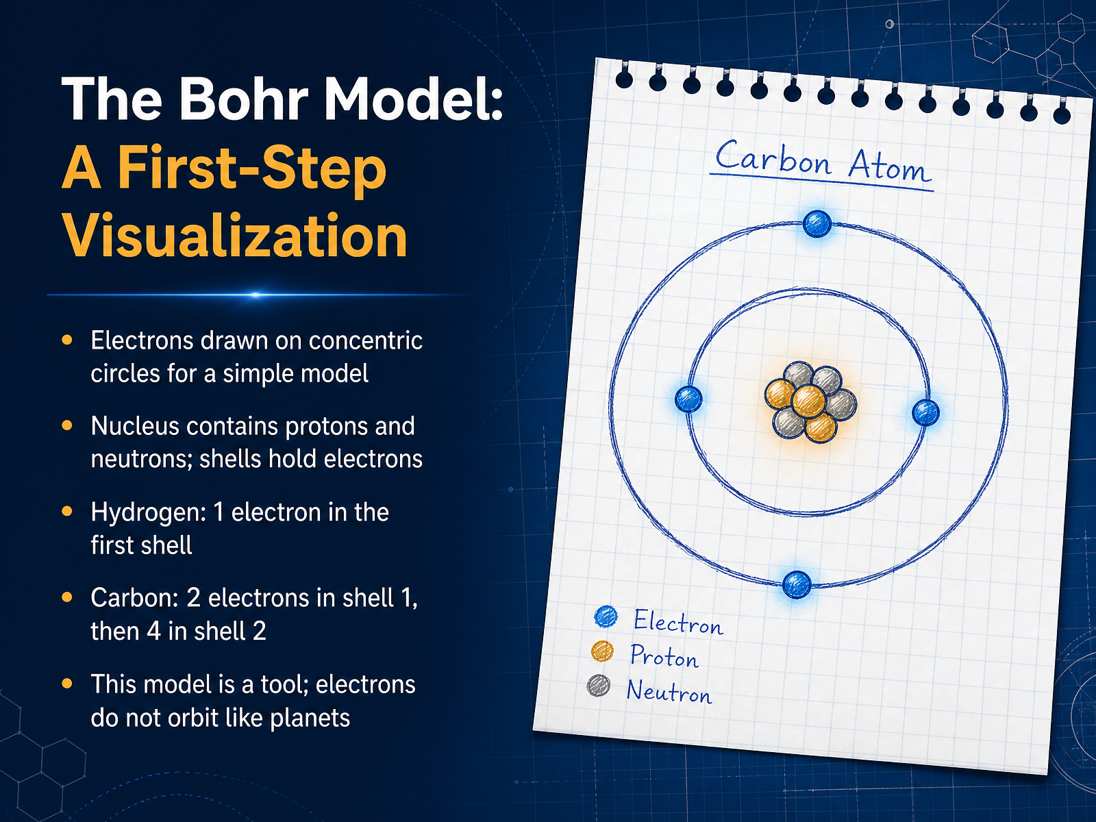 The Bohr Model: A First-Step Visualization