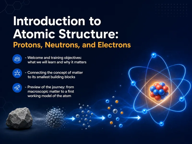 Atomic Structure: Protons, Neutrons, Electrons — digital-human course