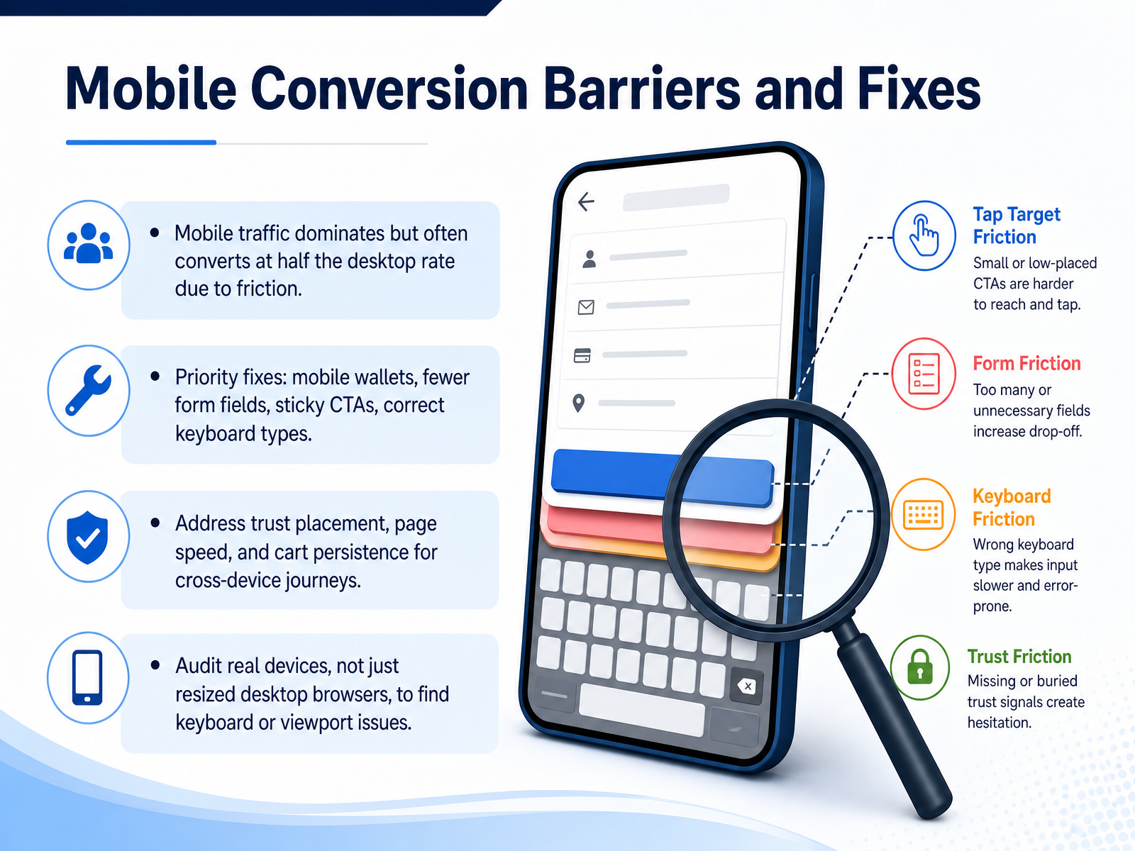 Mobile Conversion Barriers and Fixes