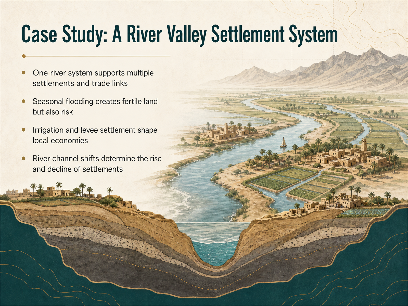Case Study: A River Valley Settlement System