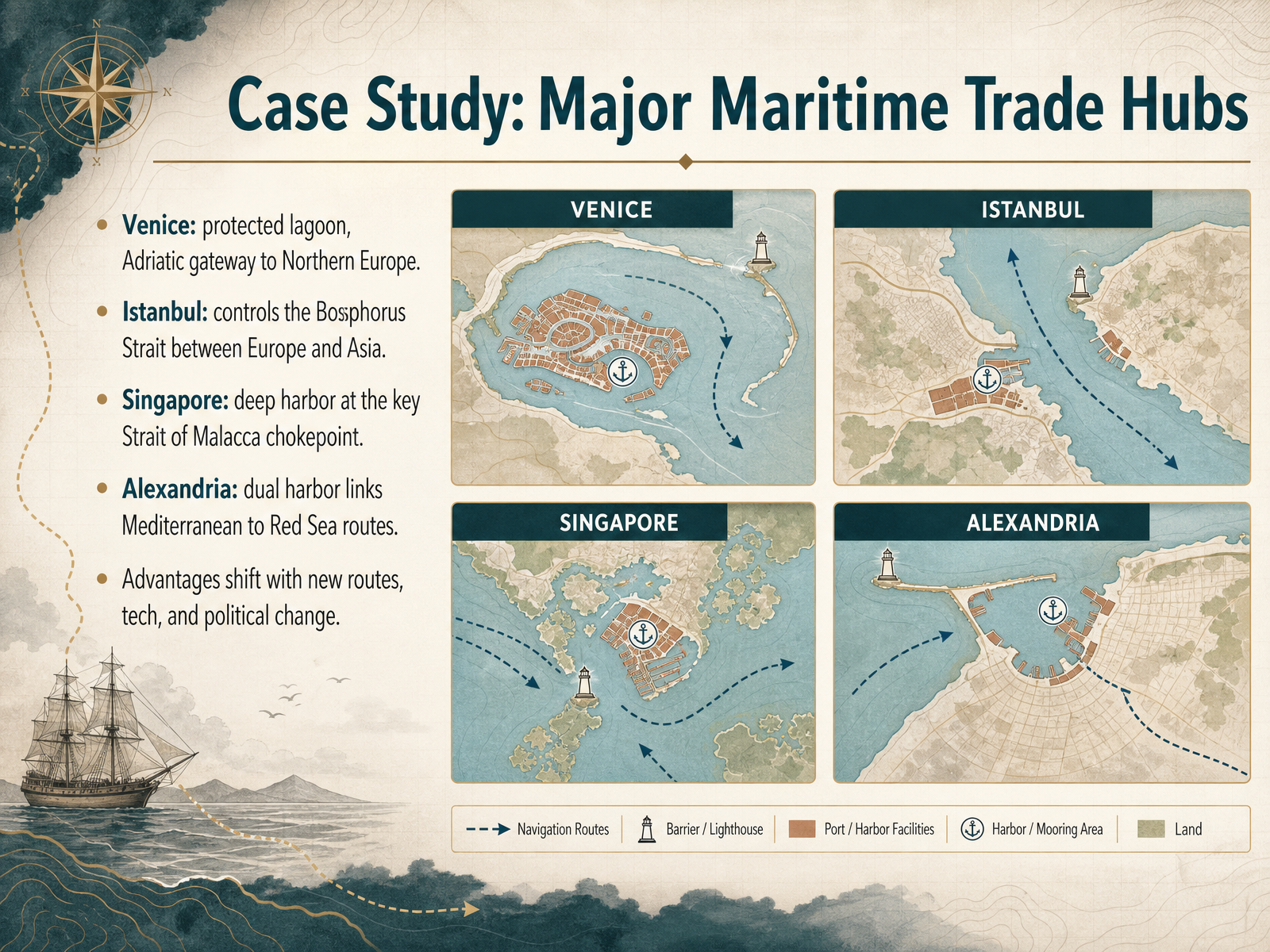 Case Study: Major Maritime Trade Hubs