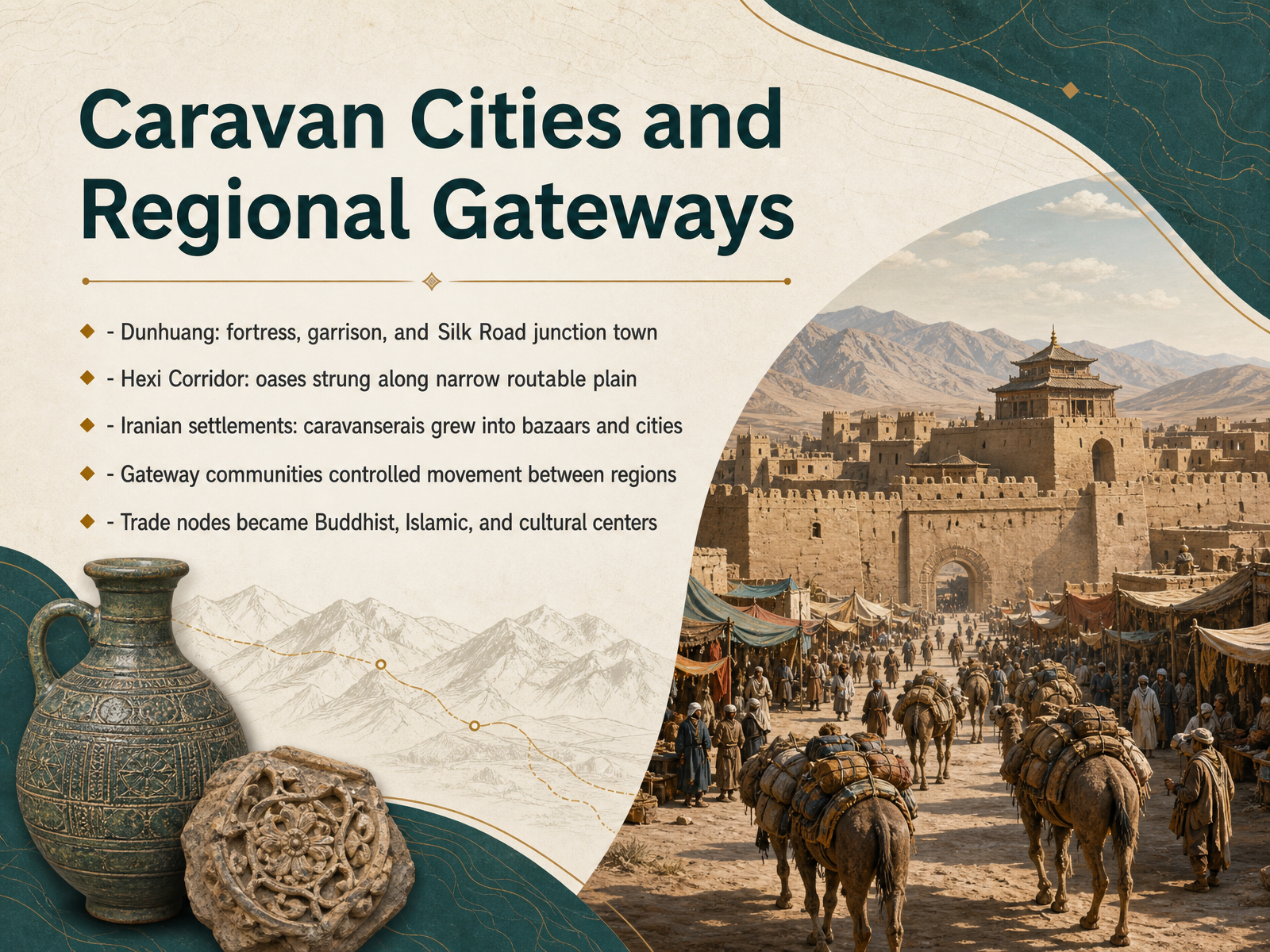 Caravan Cities and Regional Gateways