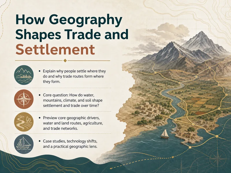 Geography Shapes Trade and Settlement — digital-human course
