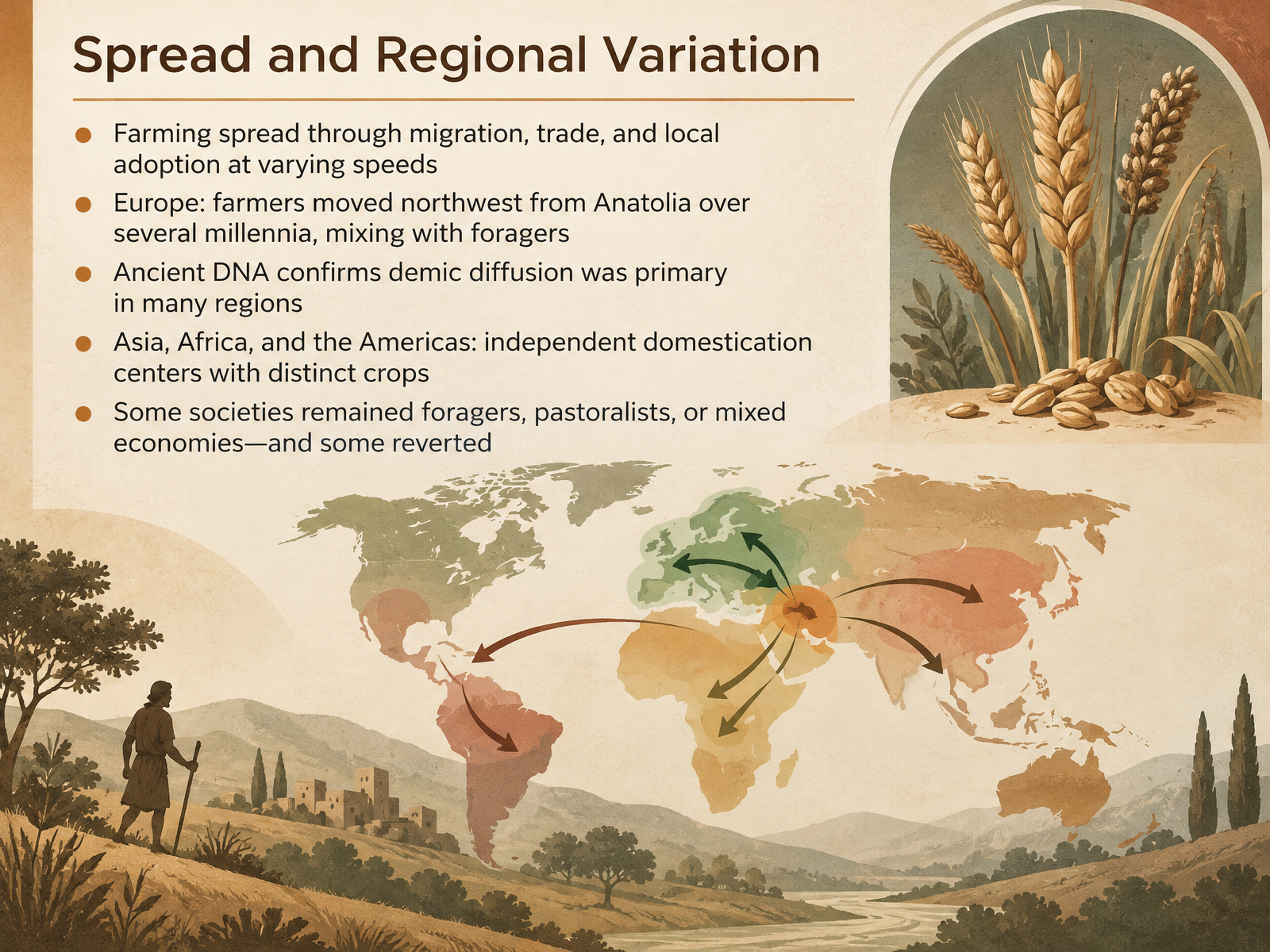 Spread and Regional Variation