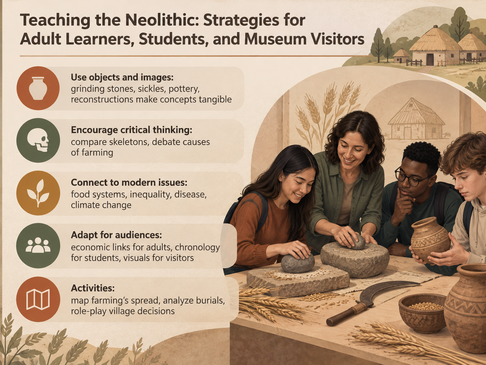 Teaching the Neolithic: Strategies for Adult Learners, Students, and Museum Visitors