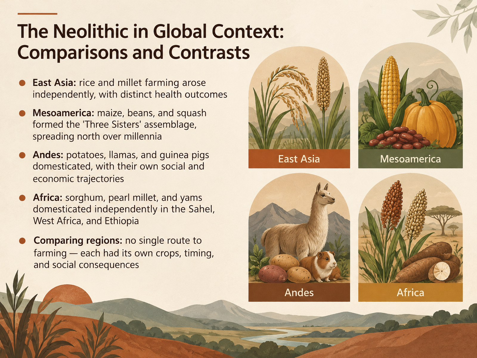 The Neolithic in Global Context: Comparisons and Contrasts