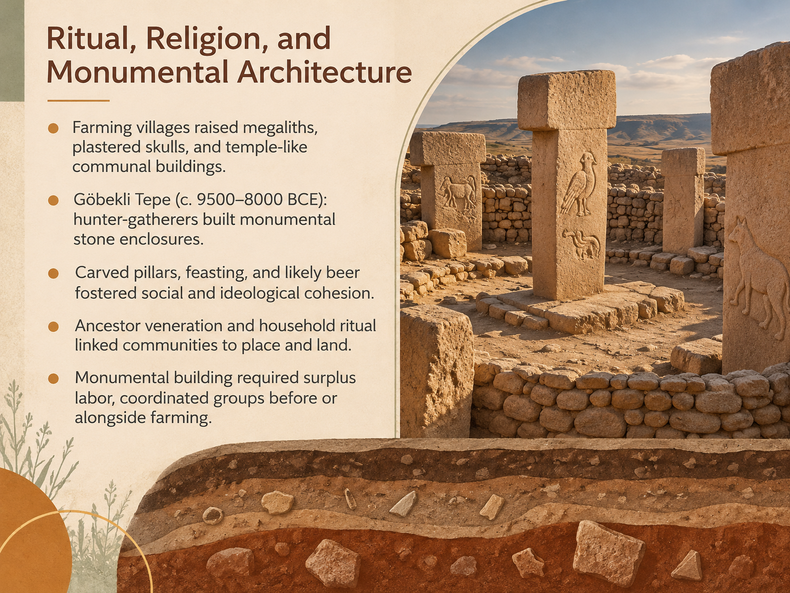 Ritual, Religion, and Monumental Architecture