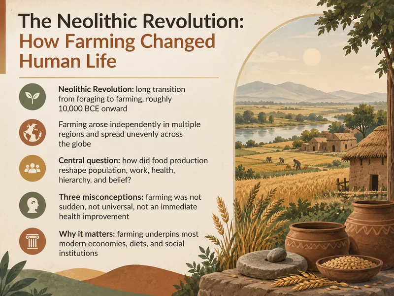 Neolithic Revolution: Farming's Impact on Humanity — digital-human course