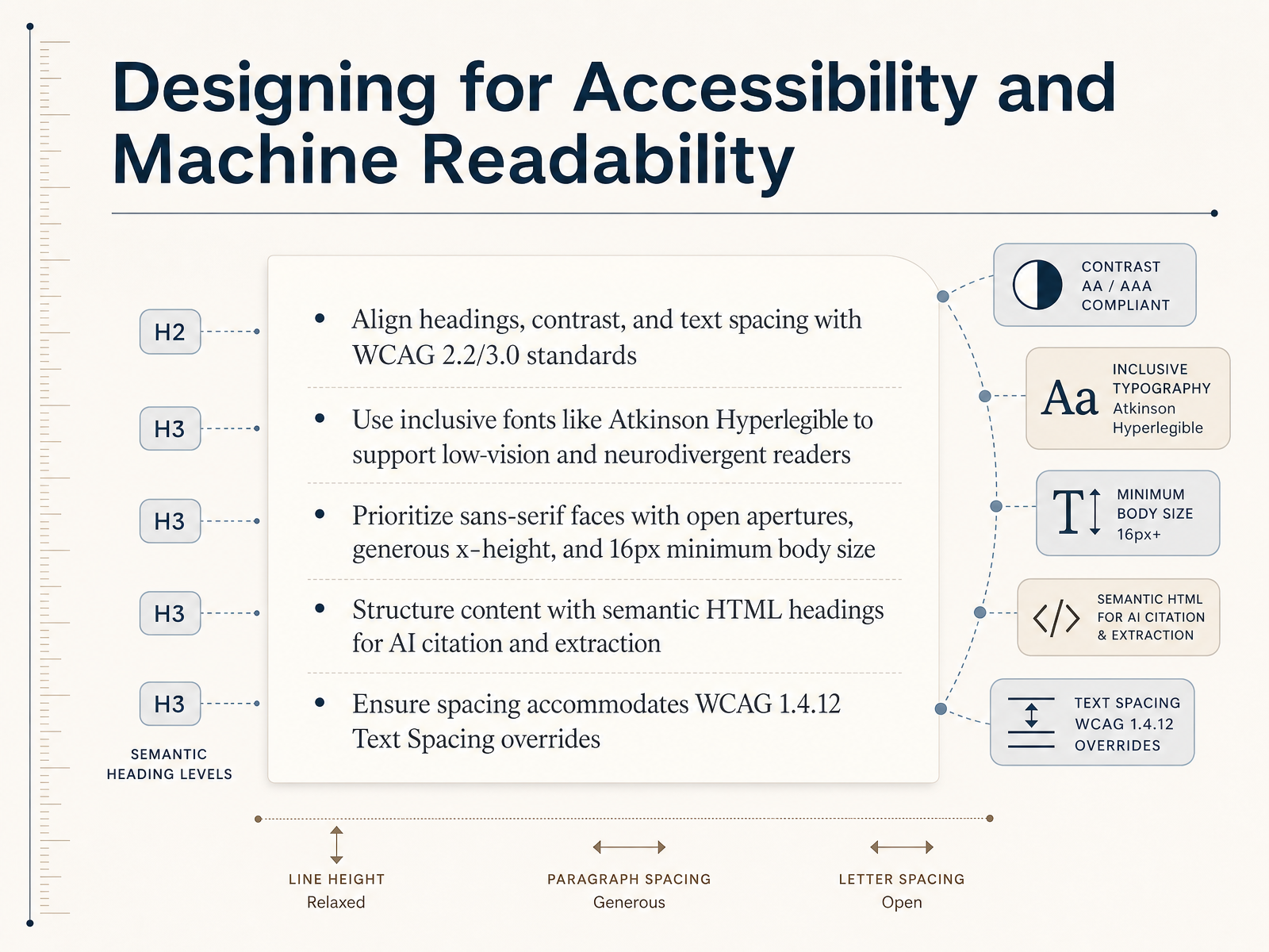 Designing for Accessibility and Machine Readability