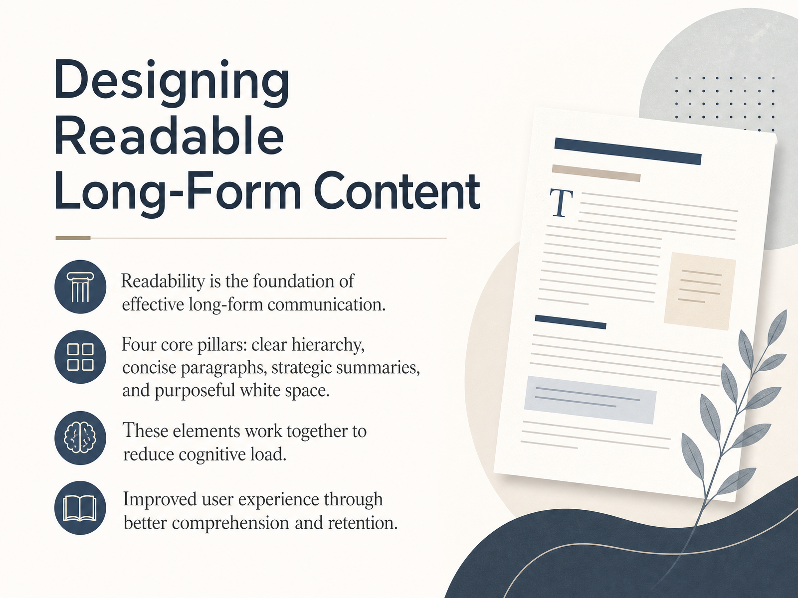 Designing Readable Long-Form Content