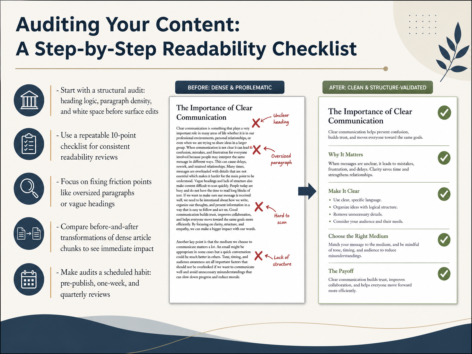 Auditing Your Content: A Step-by-Step Readability Checklist