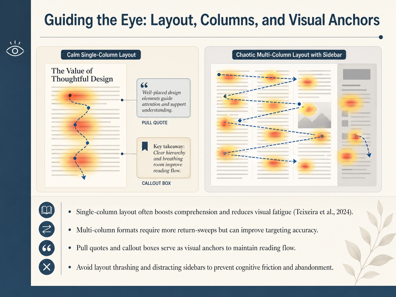 Guiding the Eye: Layout, Columns, and Visual Anchors