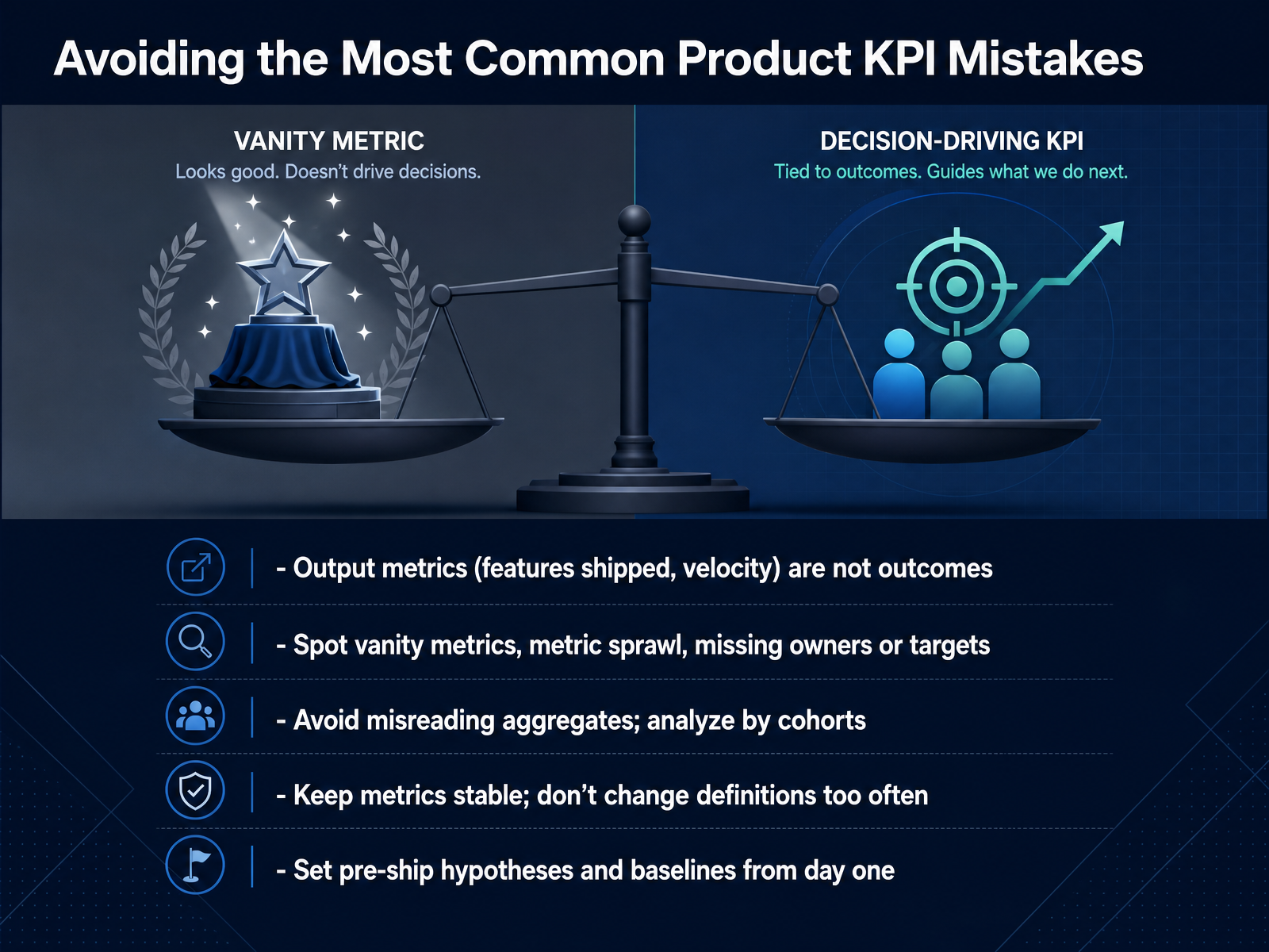 Avoiding the Most Common Product KPI Mistakes
