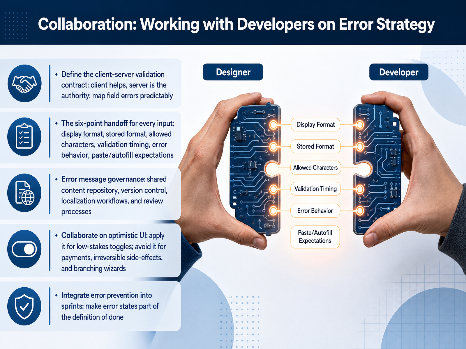 Collaboration: Working with Developers on Error Strategy