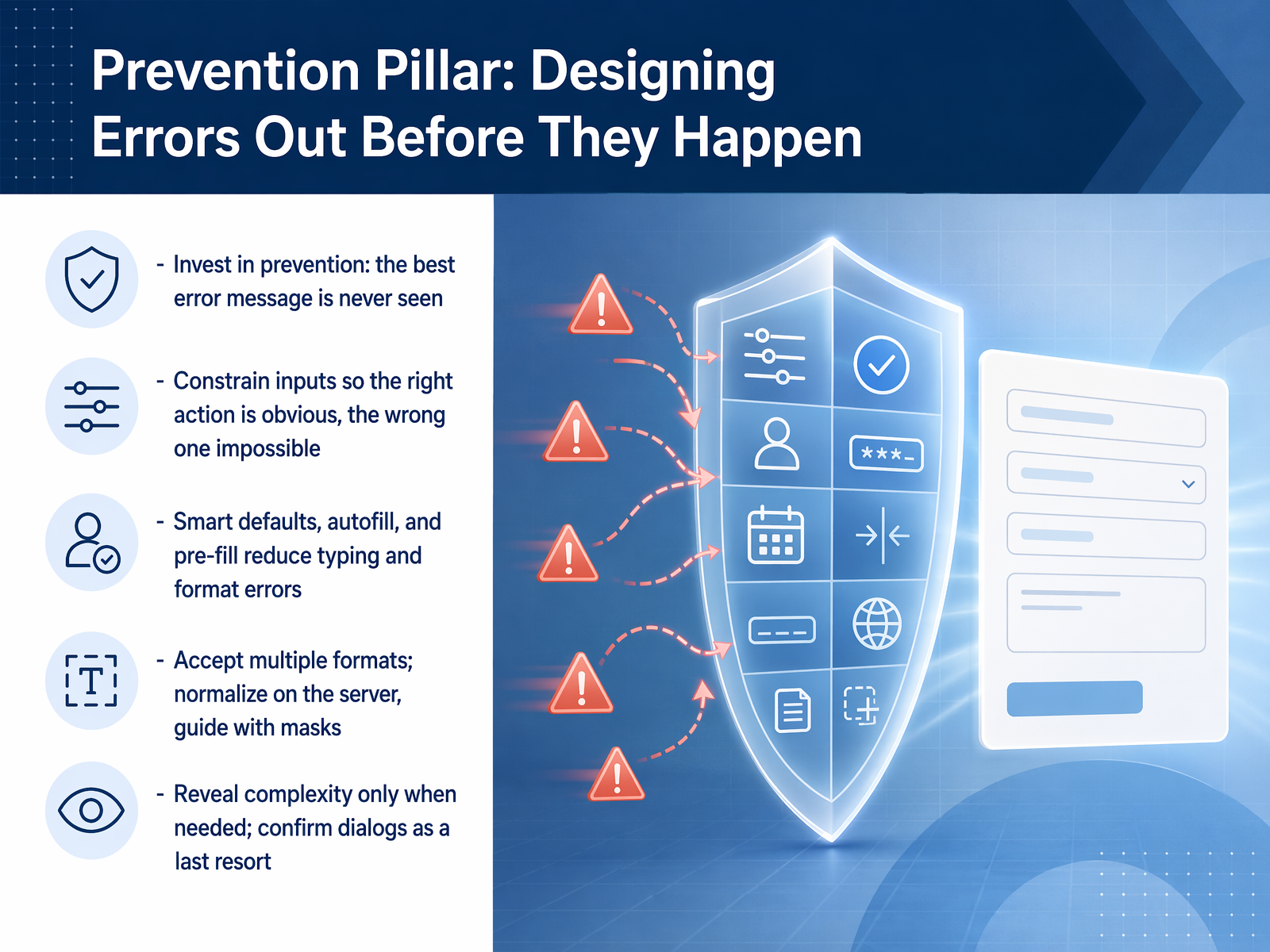 Prevention Pillar: Designing Errors Out Before They Happen