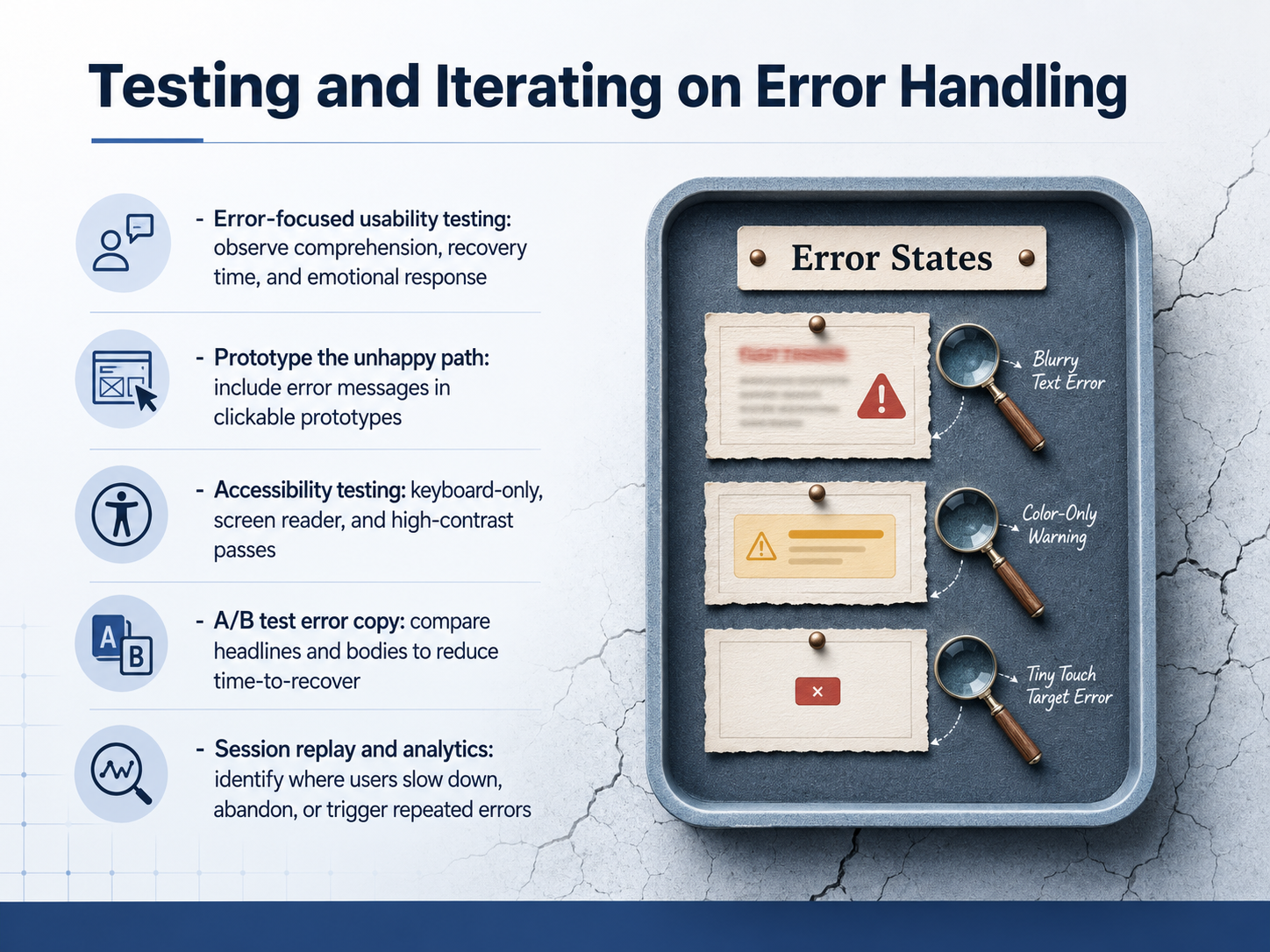 Testing and Iterating on Error Handling