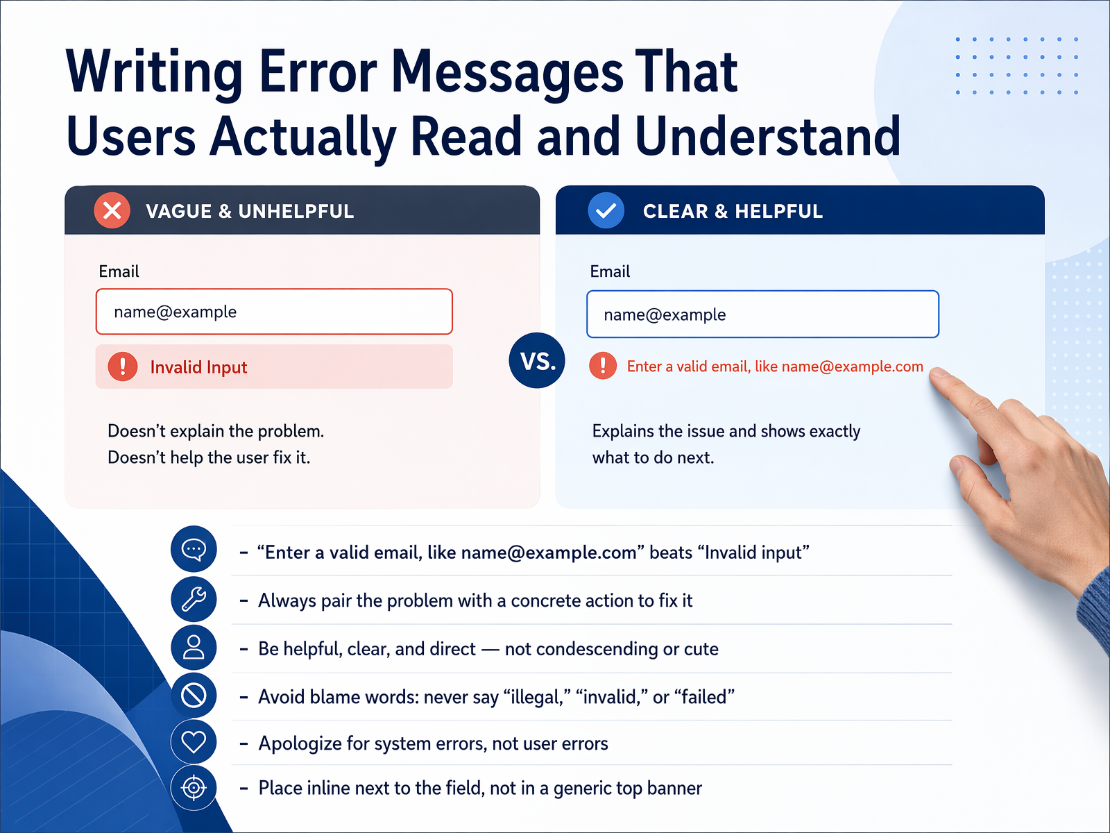Writing Error Messages That Users Actually Read and Understand