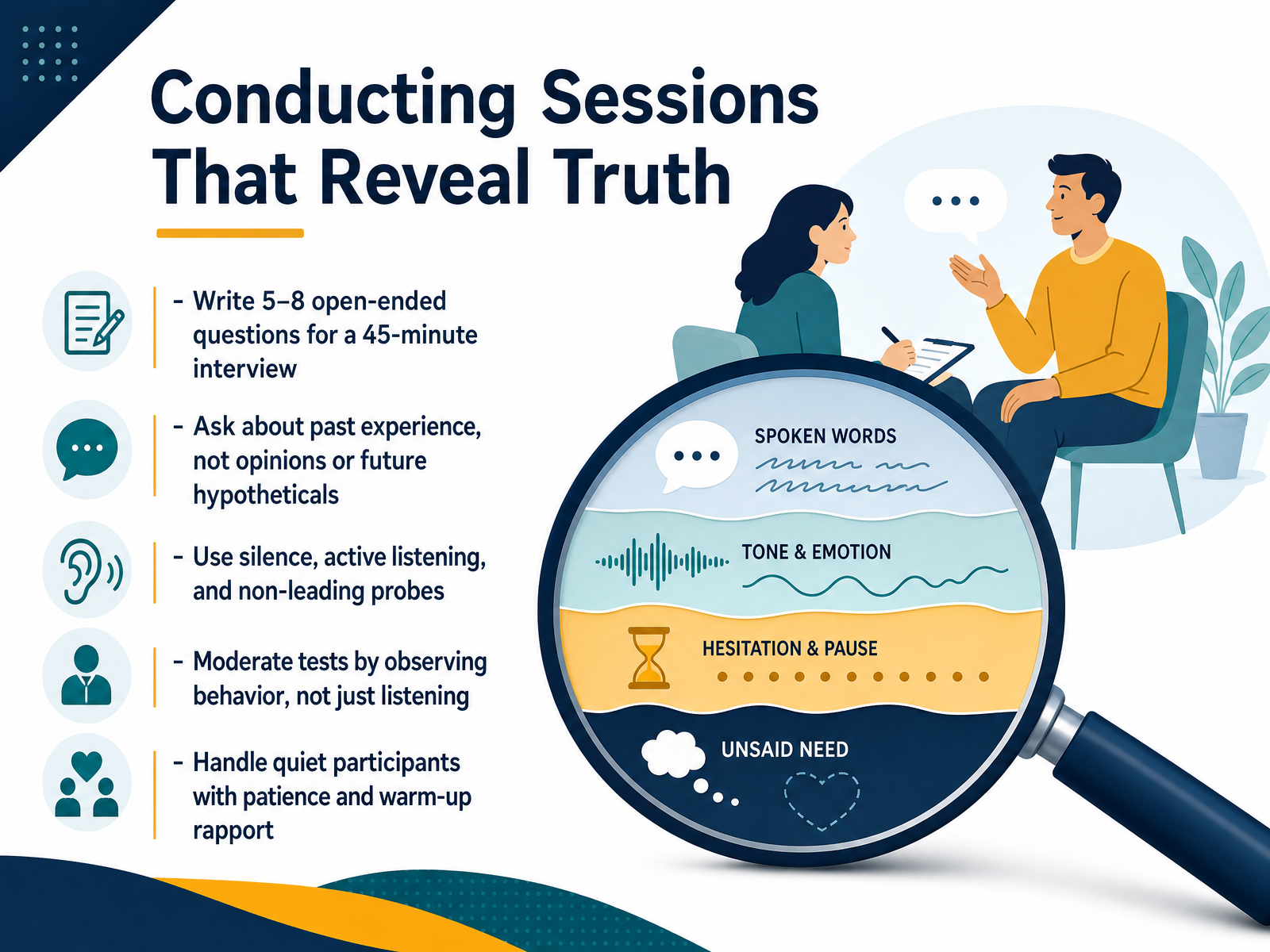 Conducting Sessions That Reveal Truth