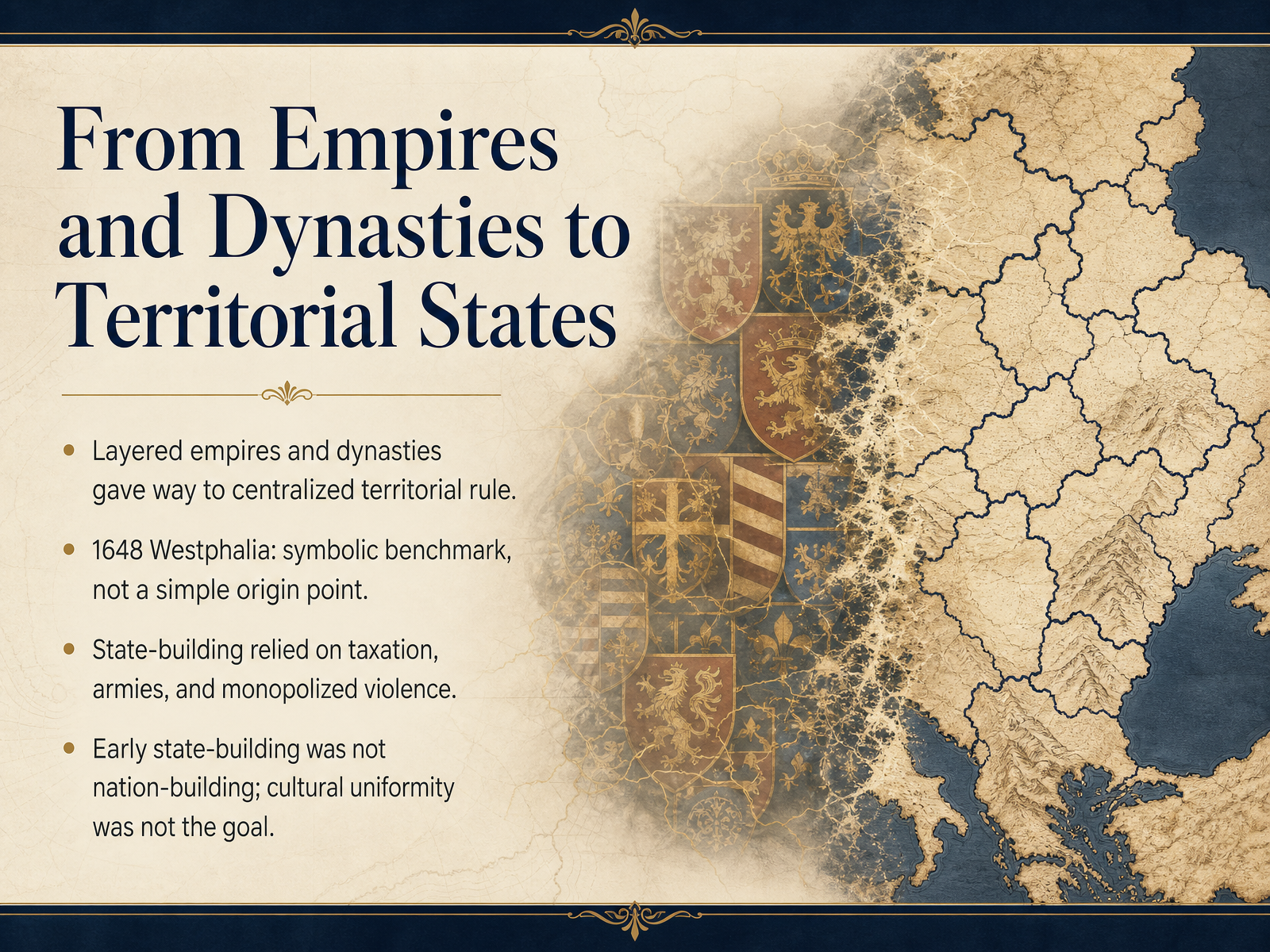 From Empires and Dynasties to Territorial States