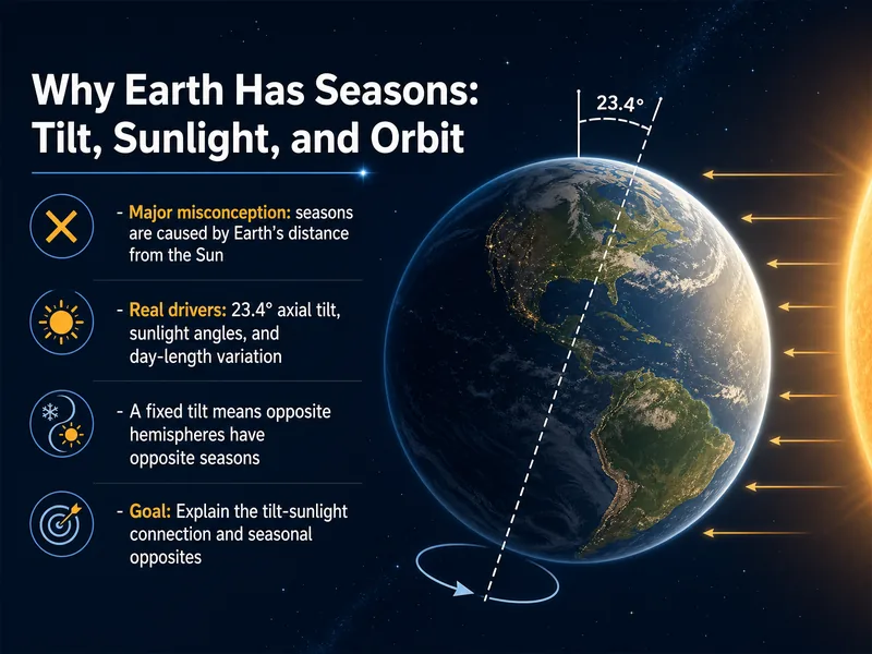 Why Earth Has Seasons: Tilt & Orbit — digital-human course