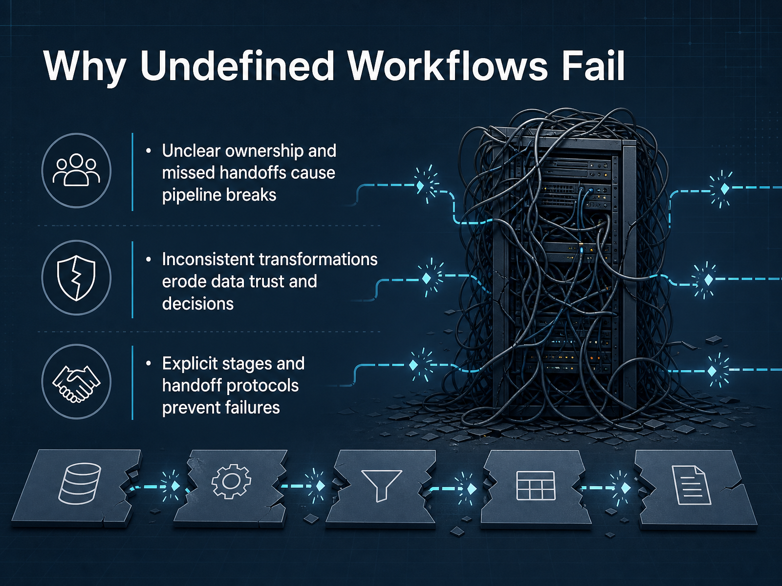 Why Undefined Workflows Fail