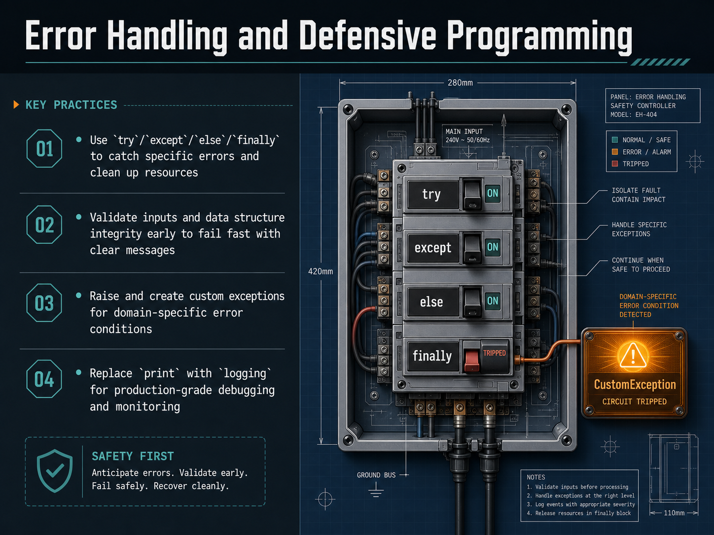 Error Handling and Defensive Programming