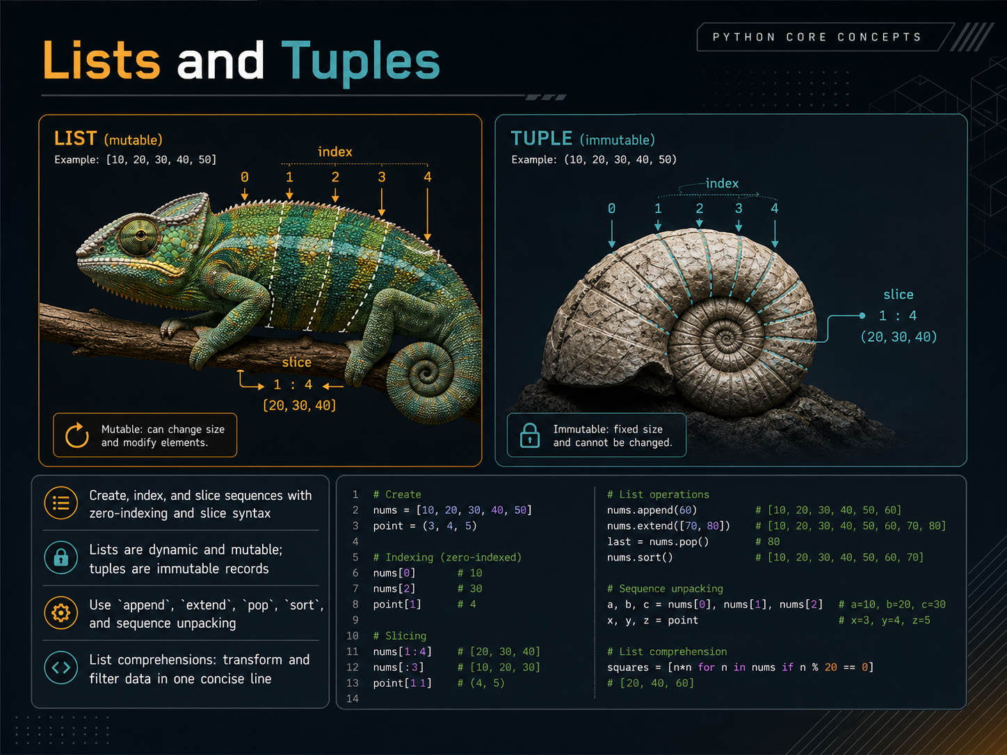 Lists and Tuples