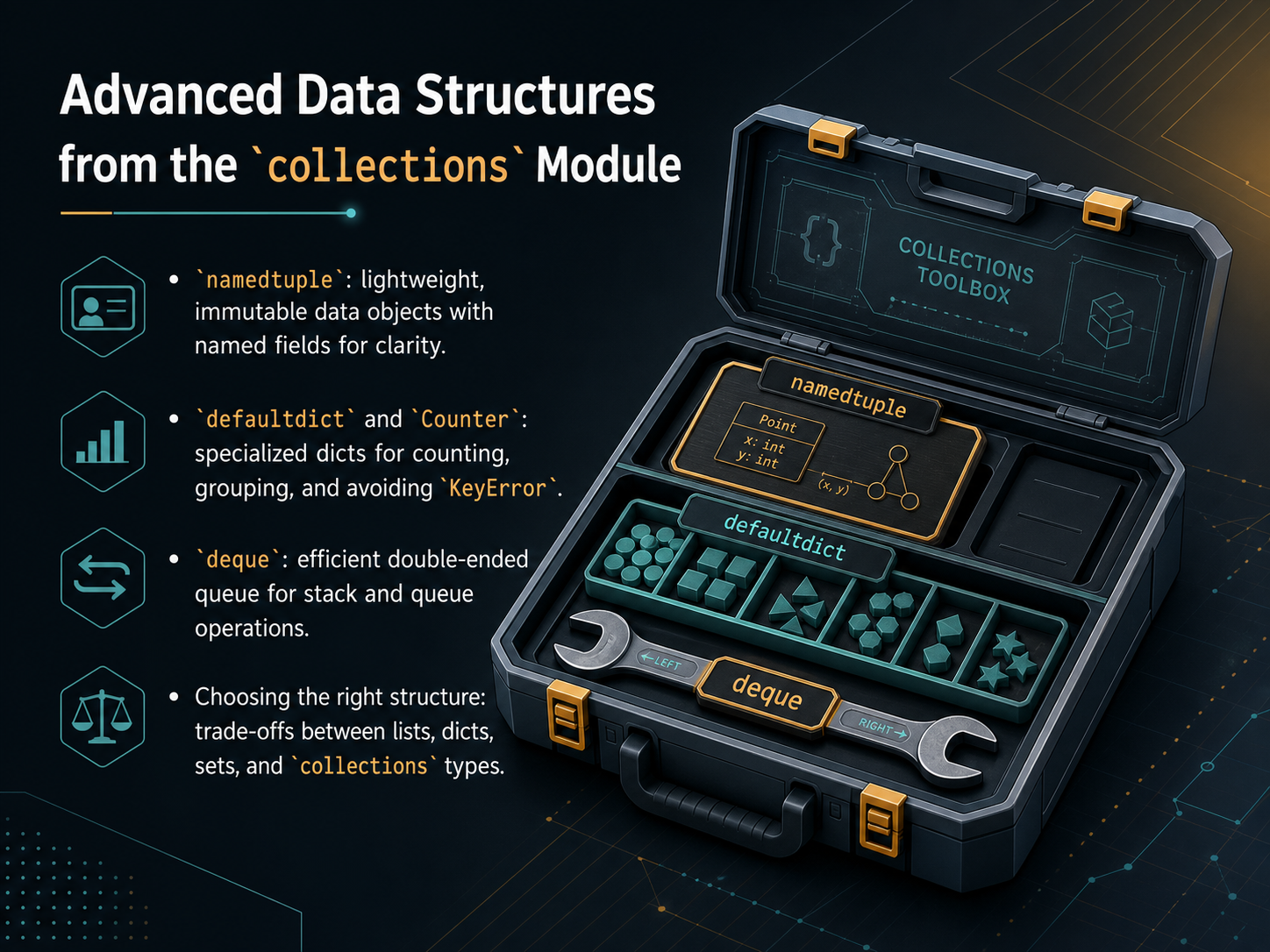 Advanced Data Structures from the `collections` Module