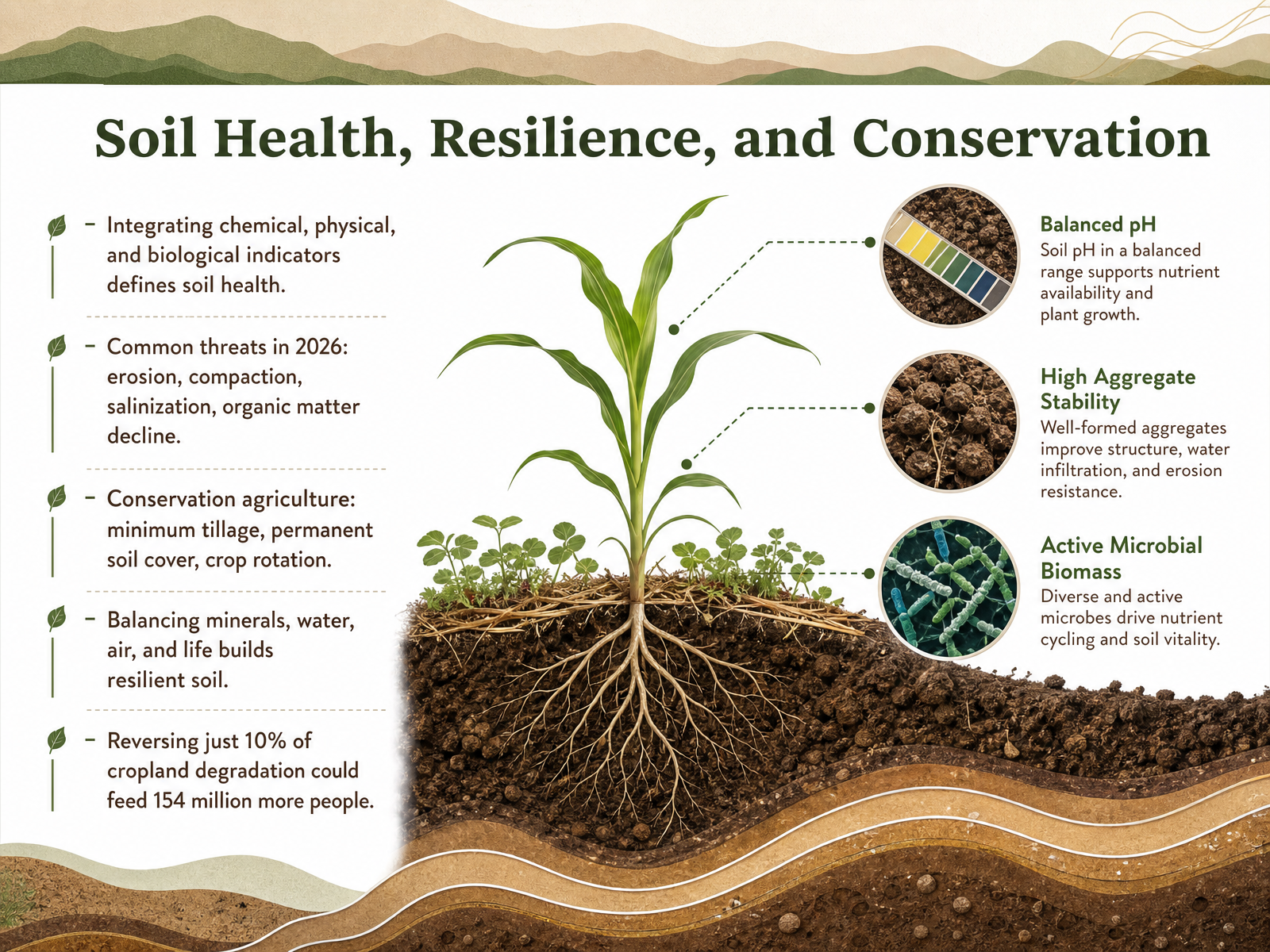 Soil Health, Resilience, and Conservation