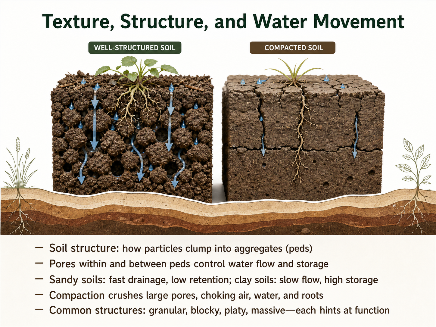 Texture, Structure, and Water Movement