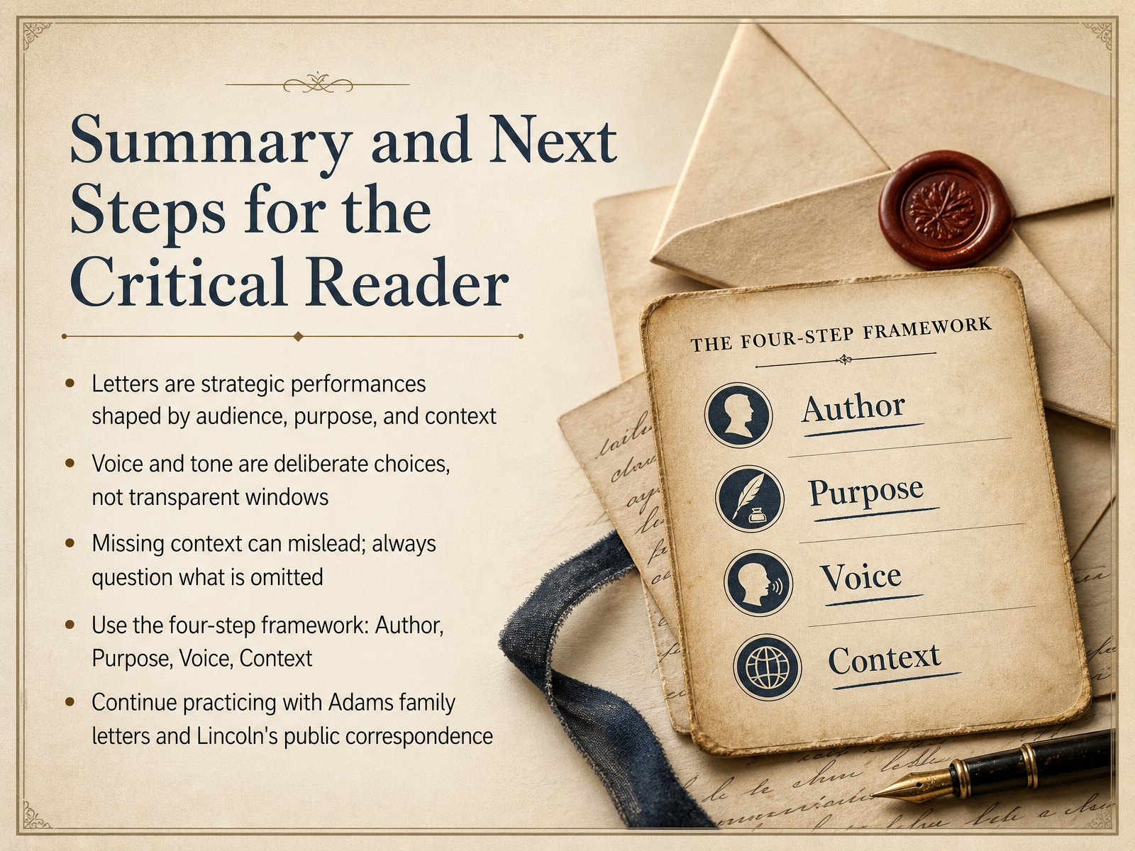 Summary and Next Steps for the Critical Reader