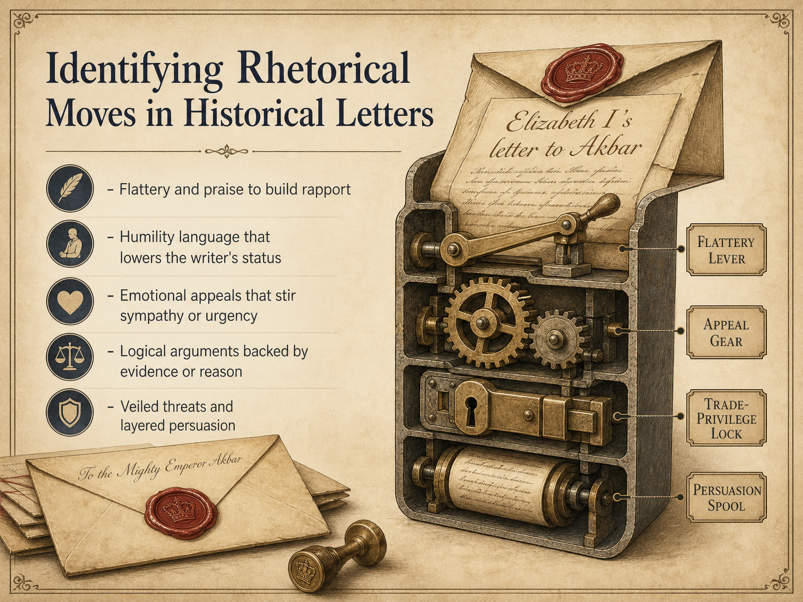 Identifying Rhetorical Moves in Historical Letters