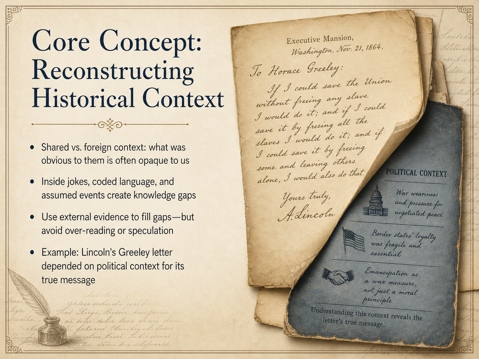 Core Concept: Reconstructing Historical Context