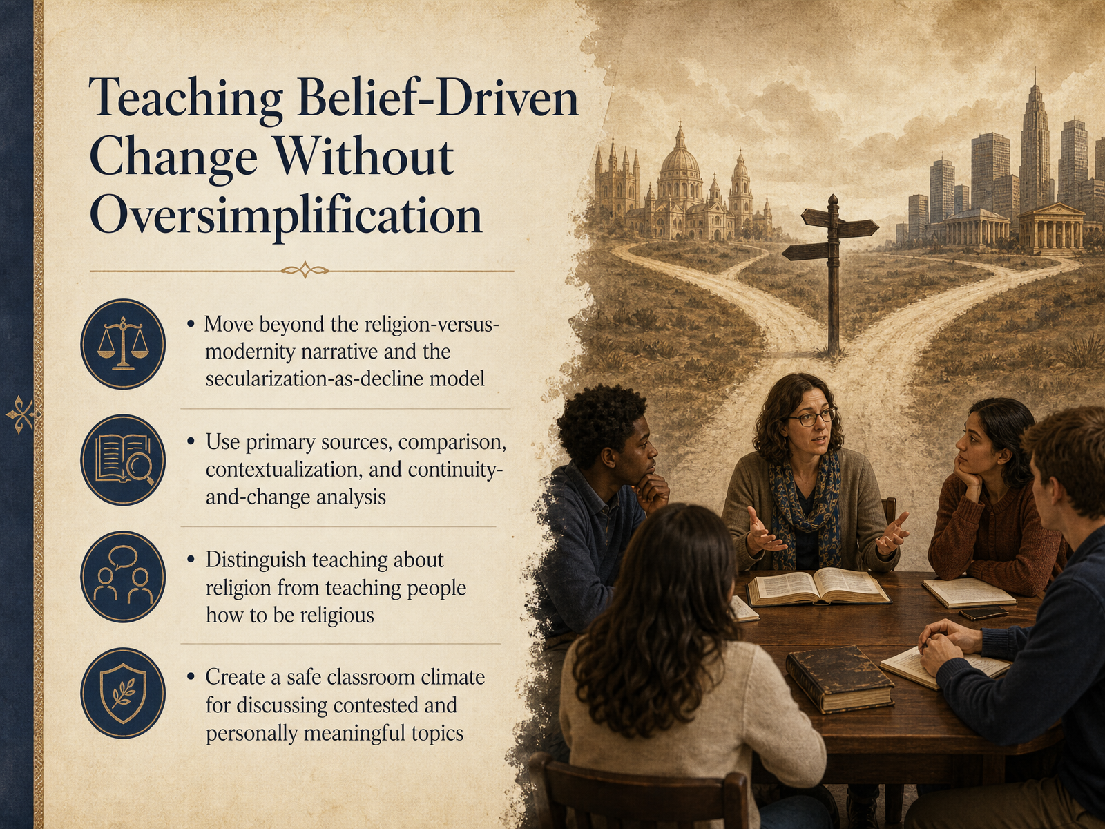 Teaching Belief-Driven Change Without Oversimplification