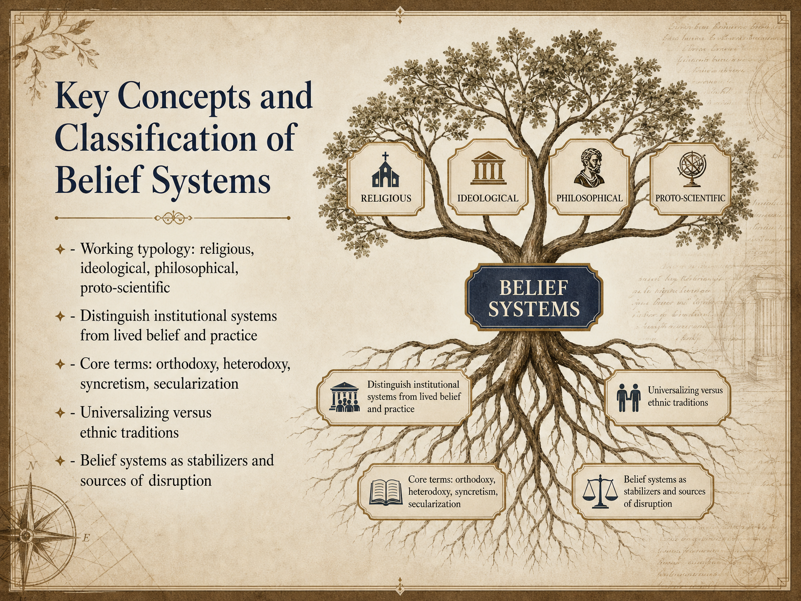 Key Concepts and Classification of Belief Systems