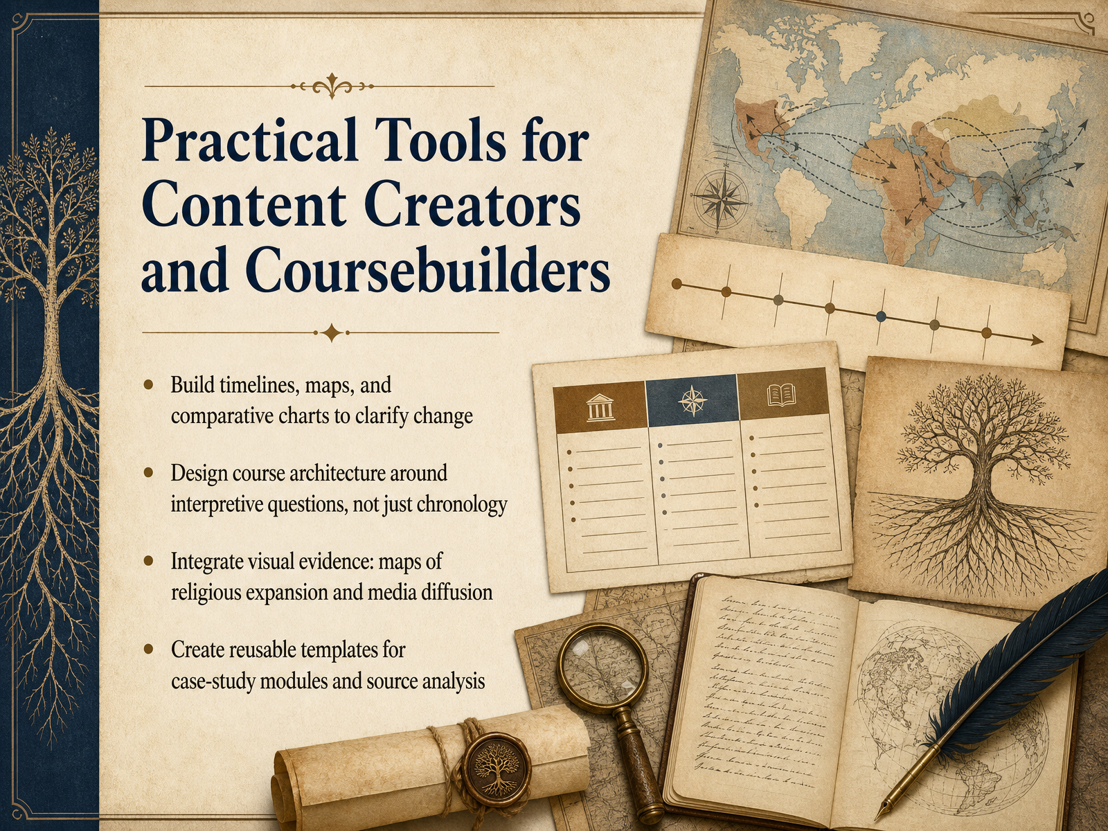 Practical Tools for Content Creators and Coursebuilders