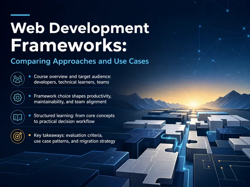 Web Development Frameworks Comparison — digital-human course