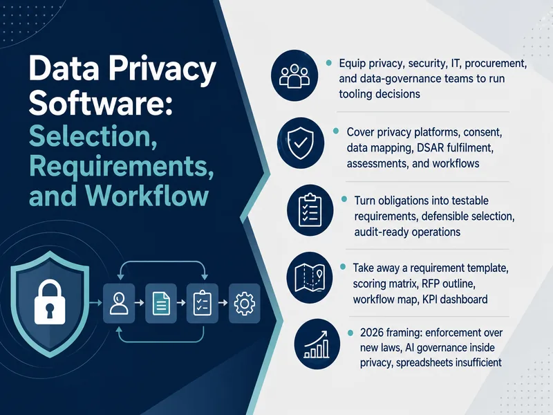 Data Privacy Software Selection and Workflow — digital-human course