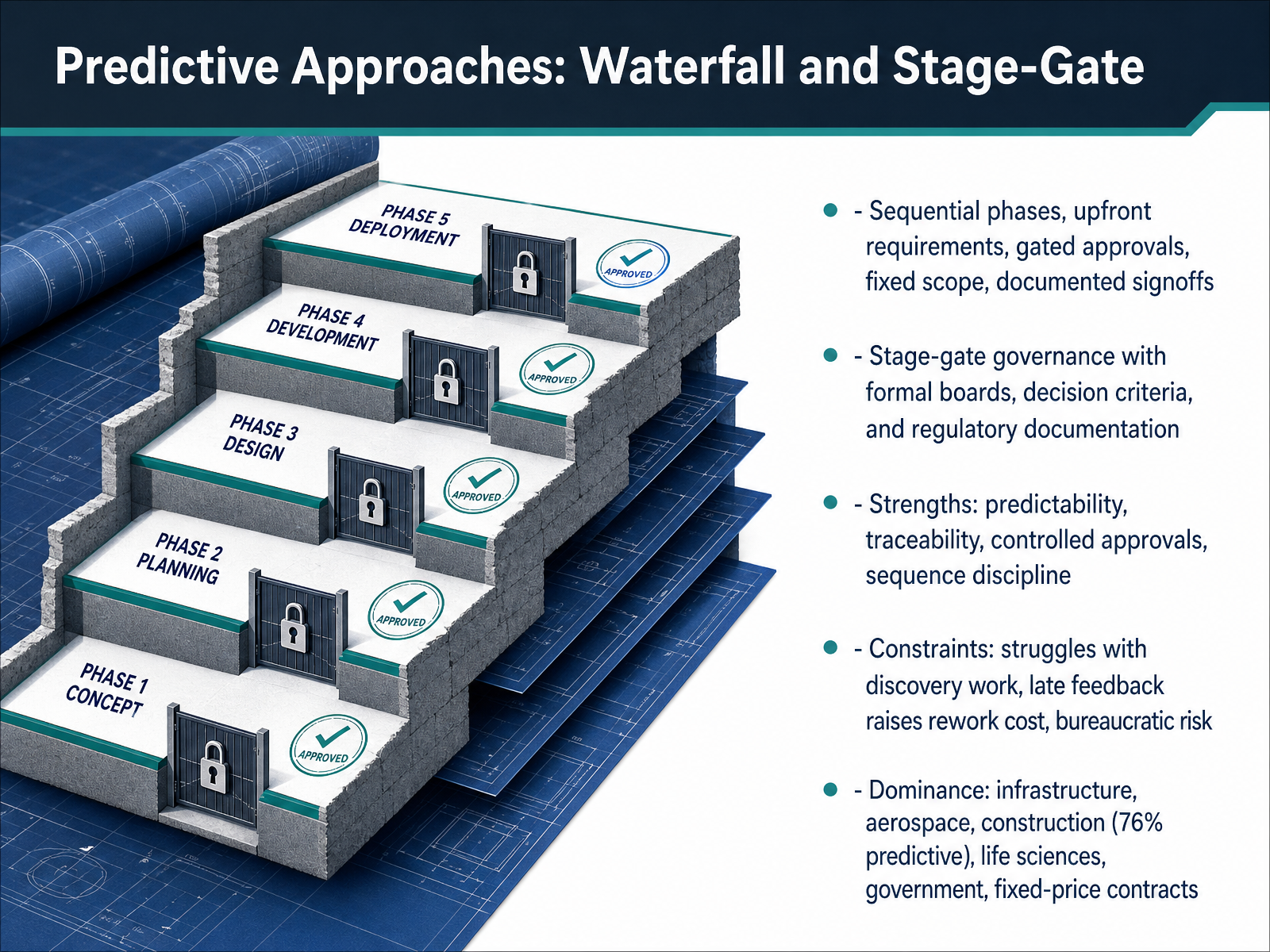 Predictive Approaches: Waterfall and Stage-Gate