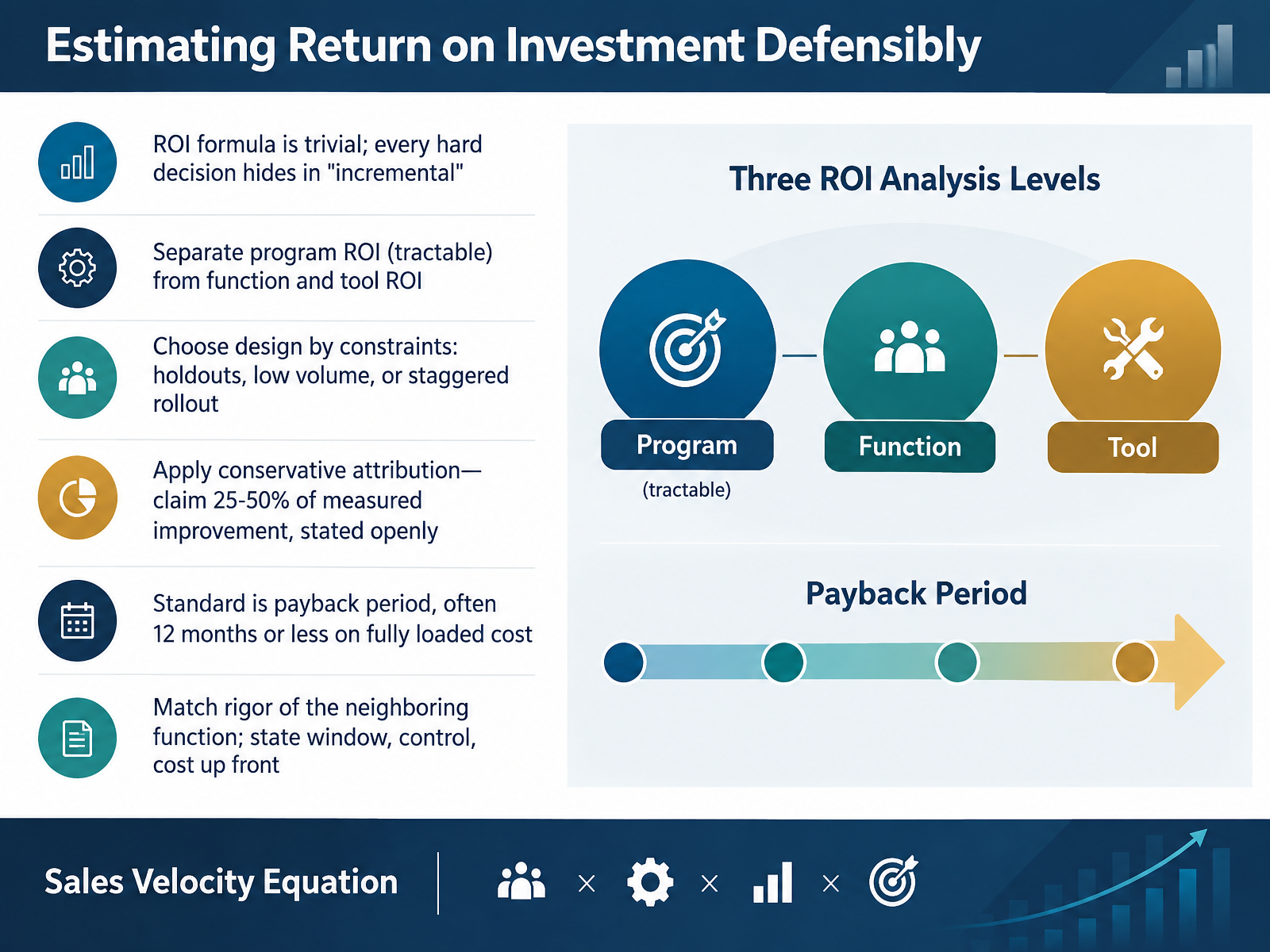 Estimating Return on Investment Defensibly