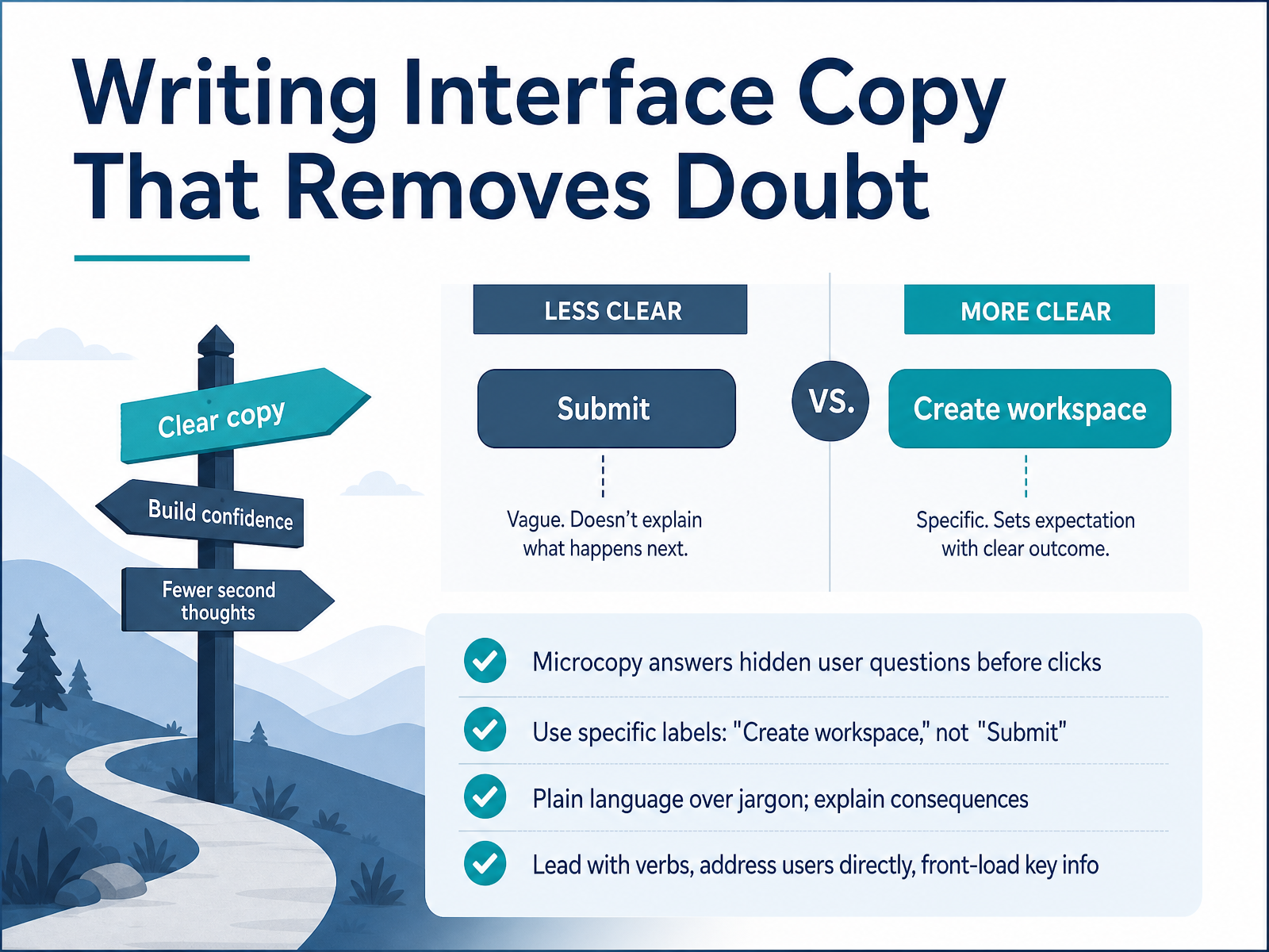 Writing Interface Copy That Removes Doubt