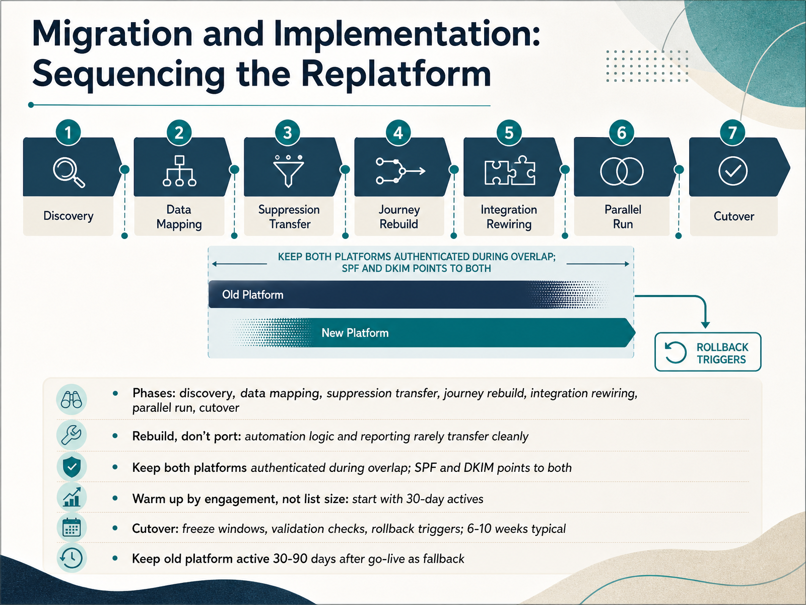 Migration and Implementation: Sequencing the Replatform