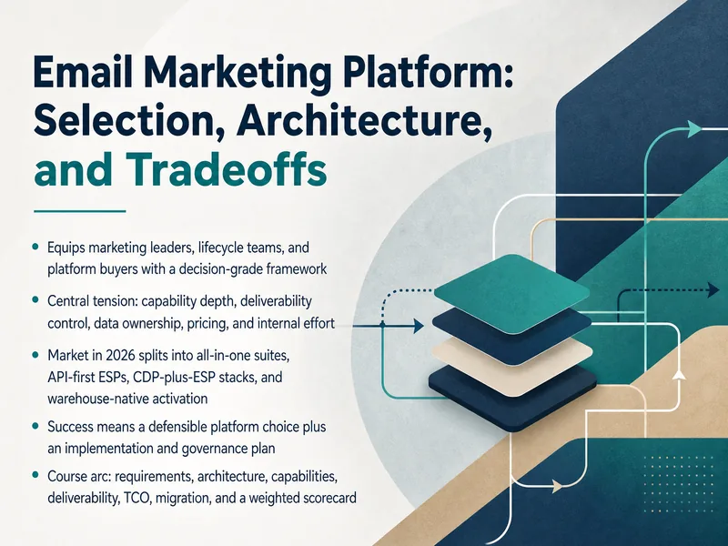 Email Marketing Platform Selection & Architecture — digital-human course